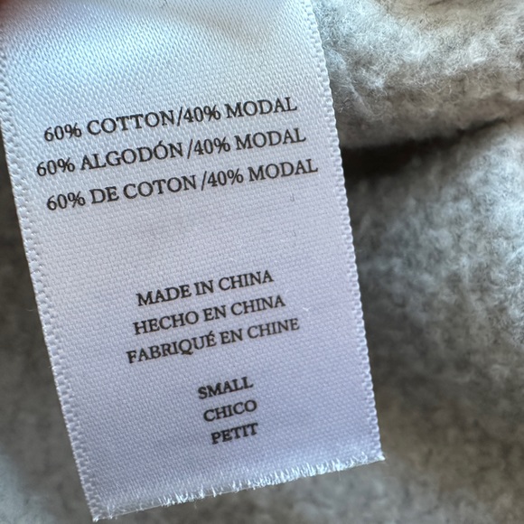 Rails Marlo Gray Abstract Cheetah Long Sleeve Crew Neck Sweatshirt Size S - Picture 12 of 13